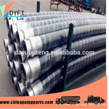 dn125 /3m length / 4 plies of steel wire concrete pump parts rubber hose trucks parts